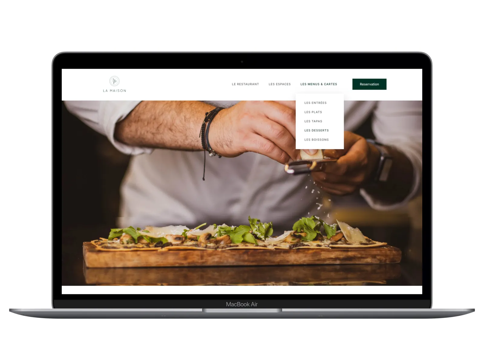 La Maison, Sites web