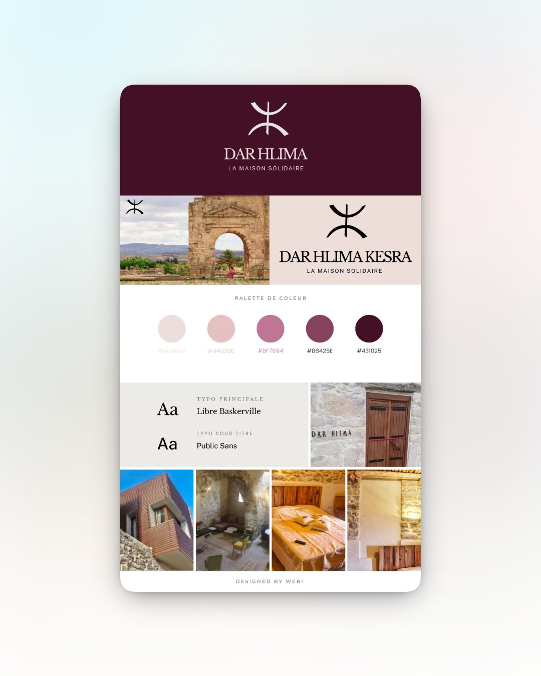 WEBI | Création logo maison d’hôte